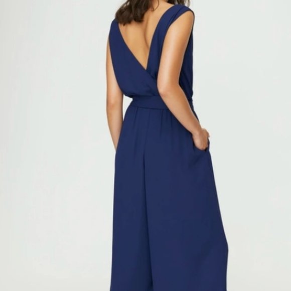 NWT Babaton Maximillian Jumpsuit, Pure Indigo, S - Picture 2 of 6